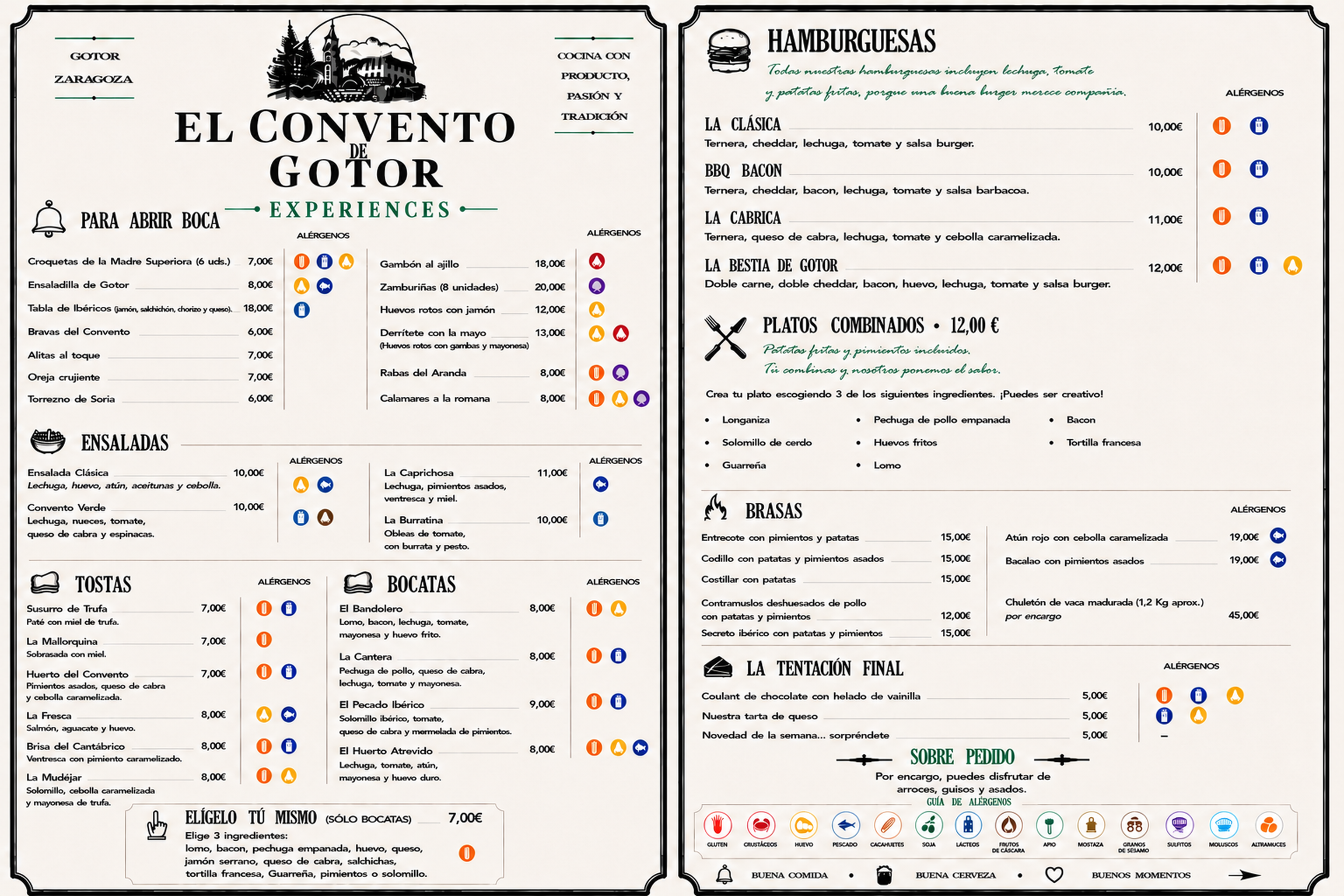 Carta completa del Convento de Gotor